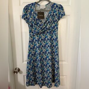 Leota Multicolor Floral Midi Dress